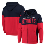 New England Patriots NFL Hands High - Prime Time Full-Zip Hoodie