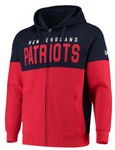 New England Patriots NFL Hands High - Prime Time Full-Zip Hoodie