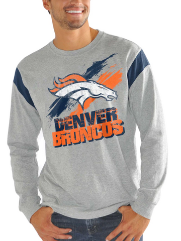 Denver Broncos NFL - Receiver Slub Jersey Long Sleeve T-Shirt