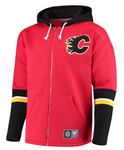 Calgary Flames NHL Fanatics - Breakaway Lace-Up Full-Zip Hoodie