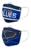 St. Louis Blues NHL FOCO - Adult Face Covering 2-Pack