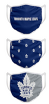 Toronto Maple Leafs NHL FOCO - Adult Face Covering 3-Pack