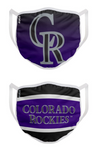 Colorado Rockies MLB FOCO - Adult Face Covering 2-Pack