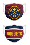Denver Nuggets NBA FOCO - Adult Face Covering 2-Pack