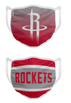 Houston Rockets NBA FOCO - Adult Face Covering 2-Pack