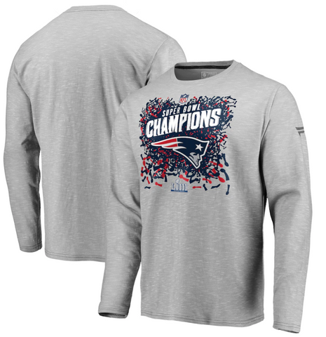 New England Patriots NFL Fanatics - Super Bowl LIII Champions Long Sleeve T-Shirt