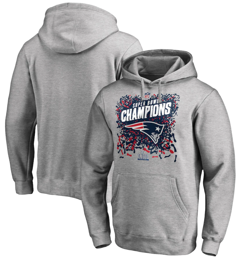 Patriots super bowl 53 hoodie best sale