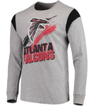Atlanta Falcons NFL - Receiver Slub Jersey Long Sleeve T-Shirt