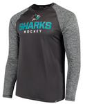 San Jose Sharks NHL Fanatics – Static Long Sleeve T-Shirt