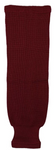 Solid Maroon TS1082 - Knitted Socks