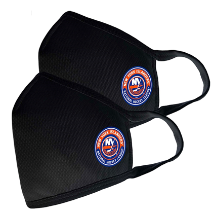 New York Islanders NHL – Adult Team Logo Face Covering 2-Pack
