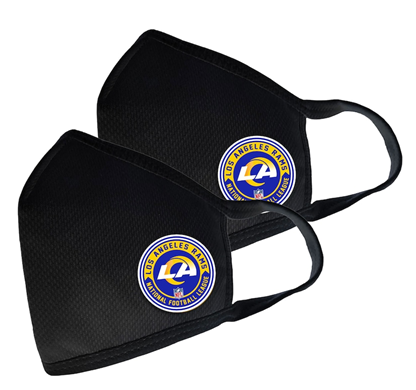 Los Angeles Rams NFL – Adult Team Logo Face Covering 2-Pack