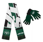 New York Jets NFL FOCO - Scarf and Gloves Set