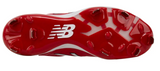New Balance 4040v5 - Low Metal Baseball Cleats – Red