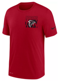 Atlanta Falcons NFL Nike – Sideline Dri-Fit Cotton Facility T-Shirt