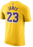 Los Angeles Lakers NBA Nike - LeBron James Icon Name & Number T-Shirt