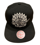 Toronto Raptors NBA Mitchell & Ness  - HWC XL Black Dub Snapback Cap