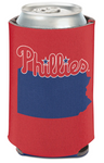 Philadelphia Phillies MLB WinCraft - State Shape Stubby Holder