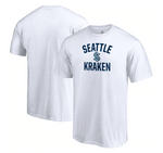 Seattle Kraken NHL Fanatics – White Victory Arch T-Shirt