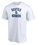 Seattle Kraken NHL Fanatics – White Victory Arch T-Shirt