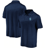 Seattle Kraken NHL Fanatics - Striated Logo Polo – Navy