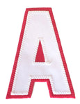 Assistant's Letter A - Two Colour White and Red