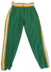 Athletic Knit – Ladies Cut Double Knit League Baseball Pants (Green-Gold-White)
