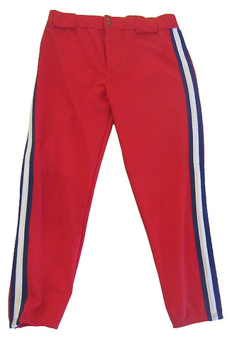 Athletic Knit – Double Knit Pro Baseball Pants (Red-Blue-White)
