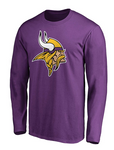 Minnesota Vikings NFL Fanatics - Primary Logo Long Sleeve T-Shirt