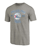 Philadelphia 76ers NBA Fanatics - Team Heritage Tri-Blend T-Shirt