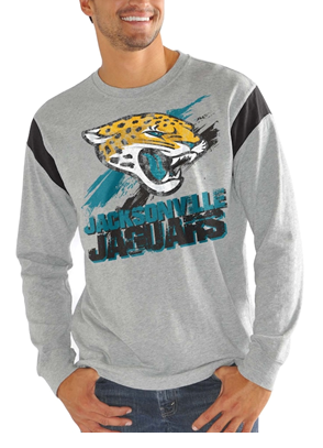 Jacksonville Jaguars NFL - Receiver Slub Jersey Long Sleeve T-Shirt