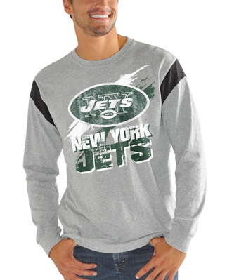 New York Jets NFL - Receiver Slub Jersey Long Sleeve T-Shirt