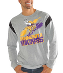 Minnesota Vikings NFL - Receiver Slub Jersey Long Sleeve T-Shirt