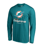 Miami Dolphins NFL Fanatics - Team Lockup Long Sleeve T-Shirt