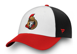 Ottawa Senators NHL Fanatics - Tri Colour Iconic Fundamental Adjustable Cap