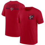 Atlanta Falcons NFL Nike – Sideline Dri-Fit Cotton Facility T-Shirt