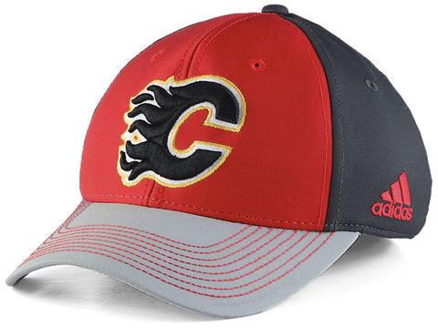 Calgary Flames NHL adidas - Structured Flex Cap