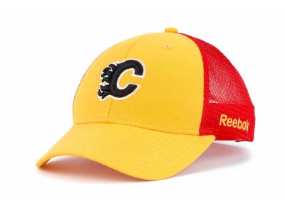 Calgary Flames NHL Reebok - Gold-Red Sin Bin Cap