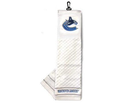 Vancouver Canucks Trifold Golf Towel White