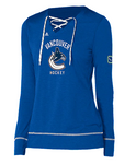 Vancouver Canucks NHL adidas - Women's Wordmark Hockey Stitch Top