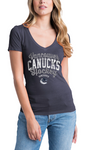 Vancouver Canucks NHL New Era - Women's V-Neck T-Shirt