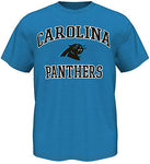 Carolina Panthers NFL Majestic - Heart & Soul III T-Shirt – Blue