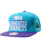 Charlotte Hornets NBA Mitchell & Ness - Media Day Snapback Cap