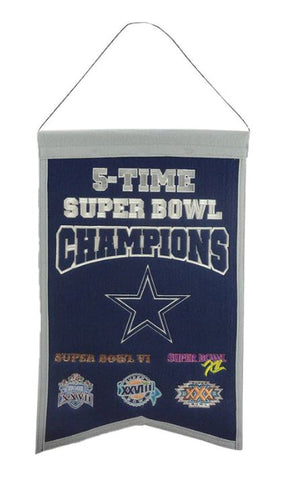 Dallas Cowboys NFL -  14x22 inch Champions Banner