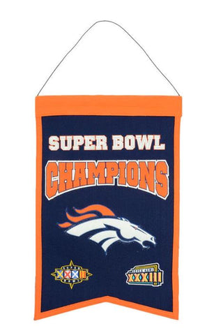 Denver Broncos NFL - 14x22 inch Champions Banner
