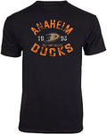Anaheim Ducks NHL Old Time Hockey - Black T-Shirt