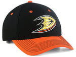 Anaheim Ducks NHL adidas - Bar Down Black/Orange Adjustable Cap