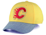 Calgary Flames NHL CCM - Gold/Grey Flex Fit Cap