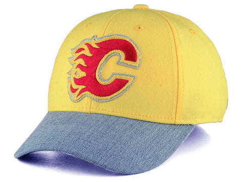 Calgary Flames NHL CCM - Gold/Grey Flex Fit Cap
