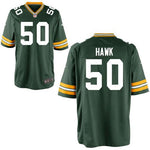 Green Bay Packers A.J. Hawk NFL Nike - #50 Home Green Jersey